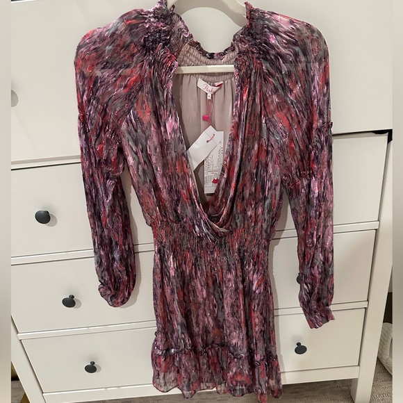 PARKER Parma Burnout Dress in Batik Multi NWT - Picture 3 of 4